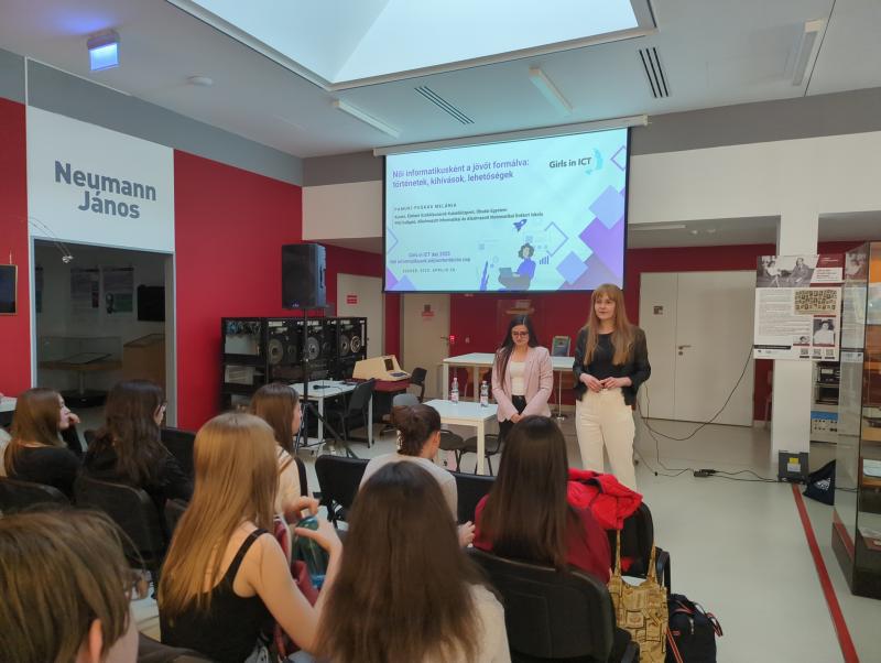 Női szakemberek adtak elő a Neumann Társaság Girls in ICT Day rendezvényén